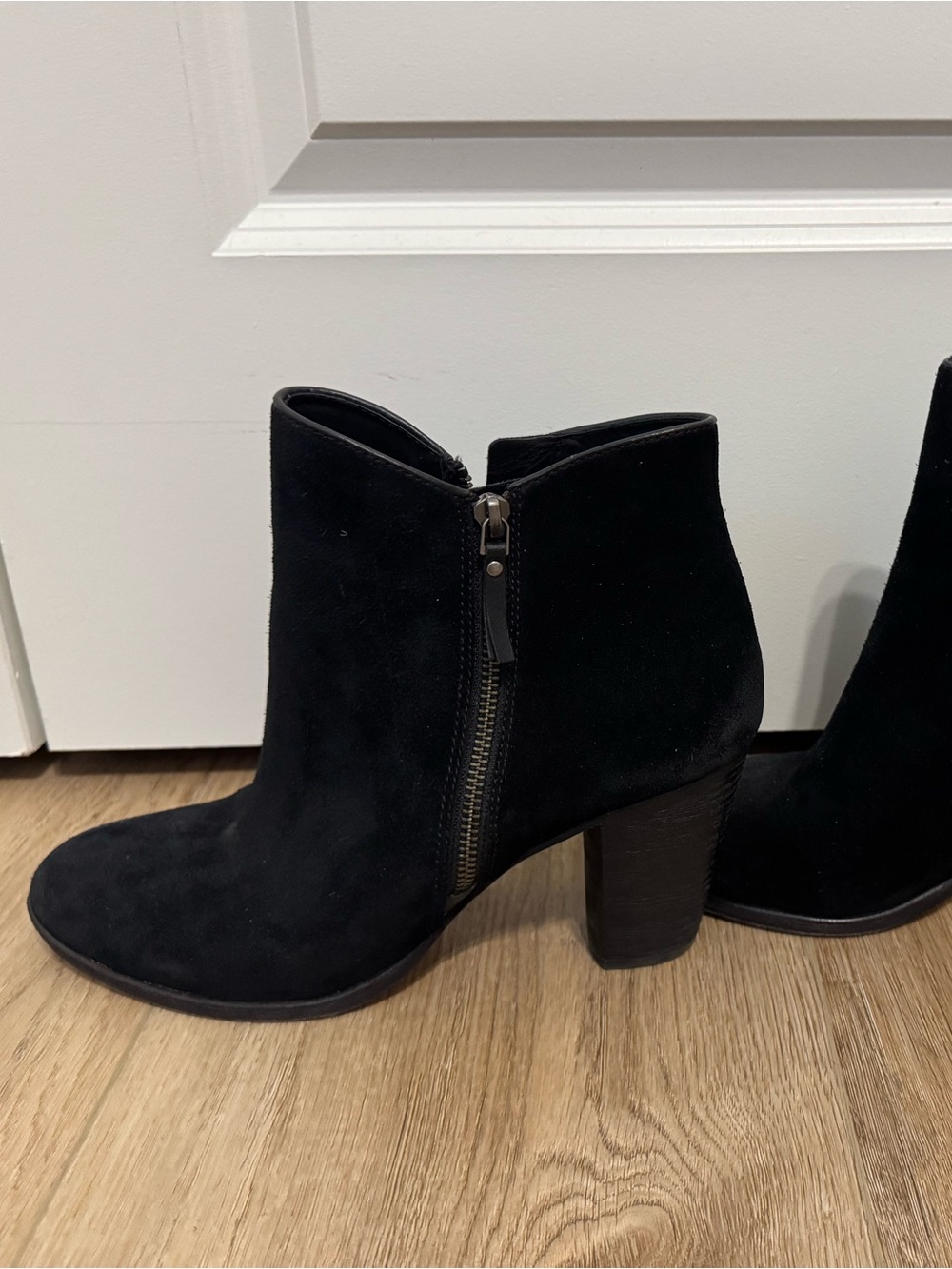 Cole Haan Black Suede Hayes Bootie